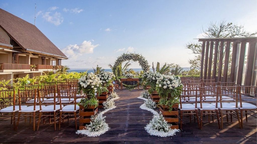 Destination Wedding - Sun Deck Venue at Swarga Suites Bali Berawa