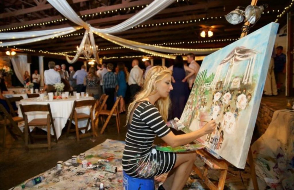 Live Wedding Painter