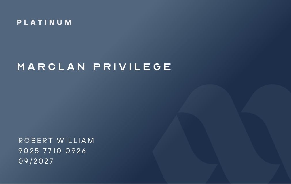 MARCLAN PRIVILEGE CARD - PLATINUM